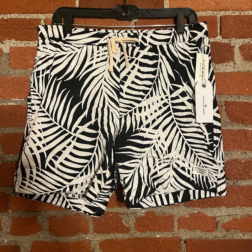 NEW Palm Leaf Swim Trunks